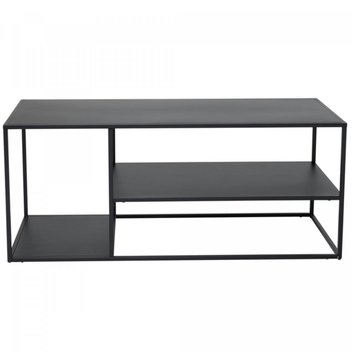 STALMA - Table basse industrielle noire