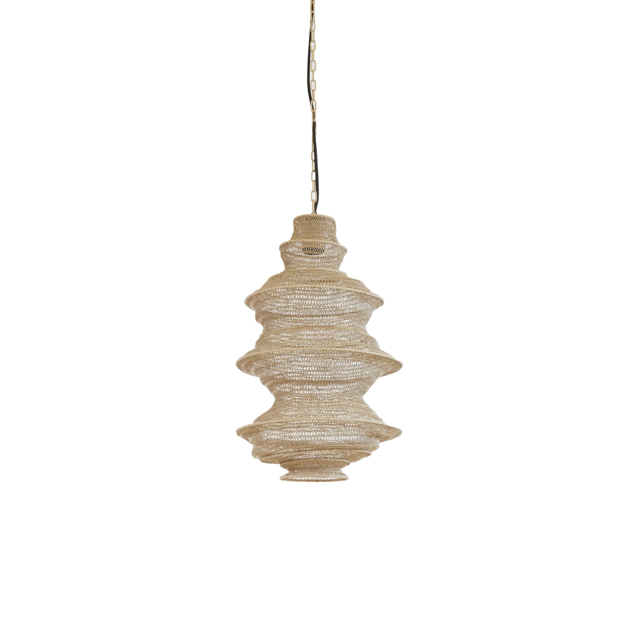 Light & Living Hanglamp Nakisha - Bruin - Ø31cm