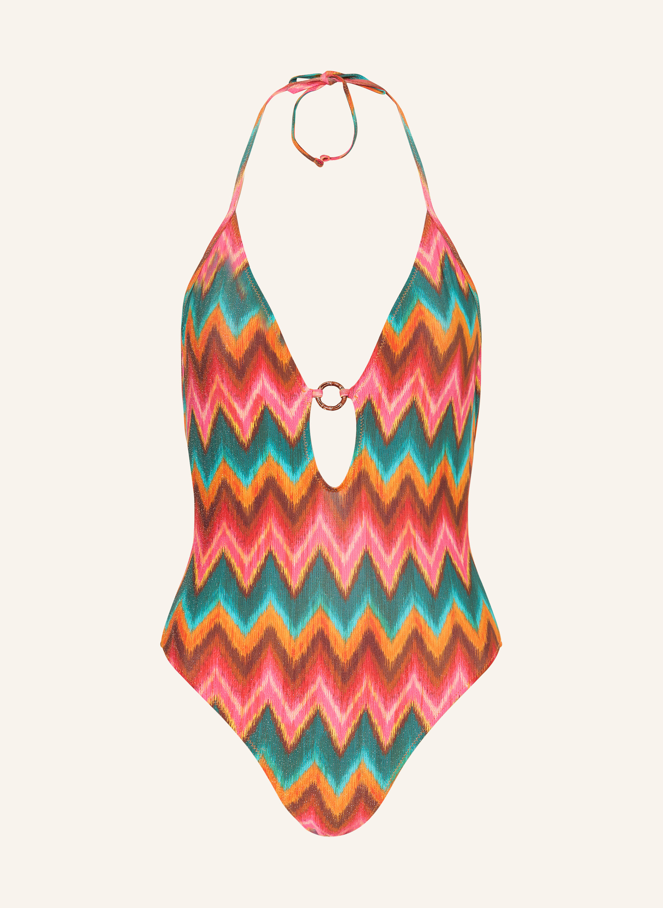 BANANA MOON Neckholder-Badeanzug MIRELO NALIKA mit Glitzergarn