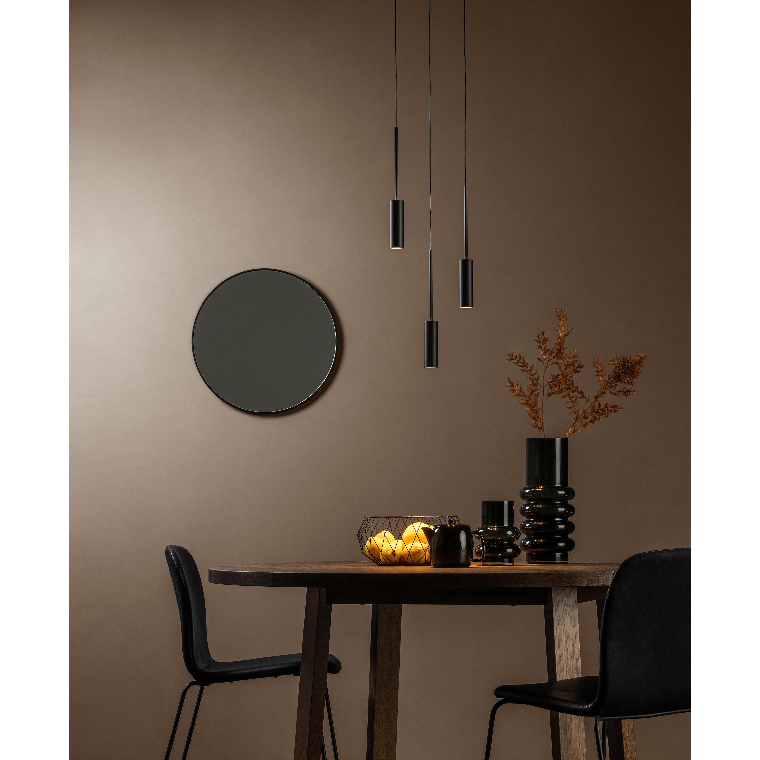 Tubule 3 cluster hanglamp LED Ø26 zwart