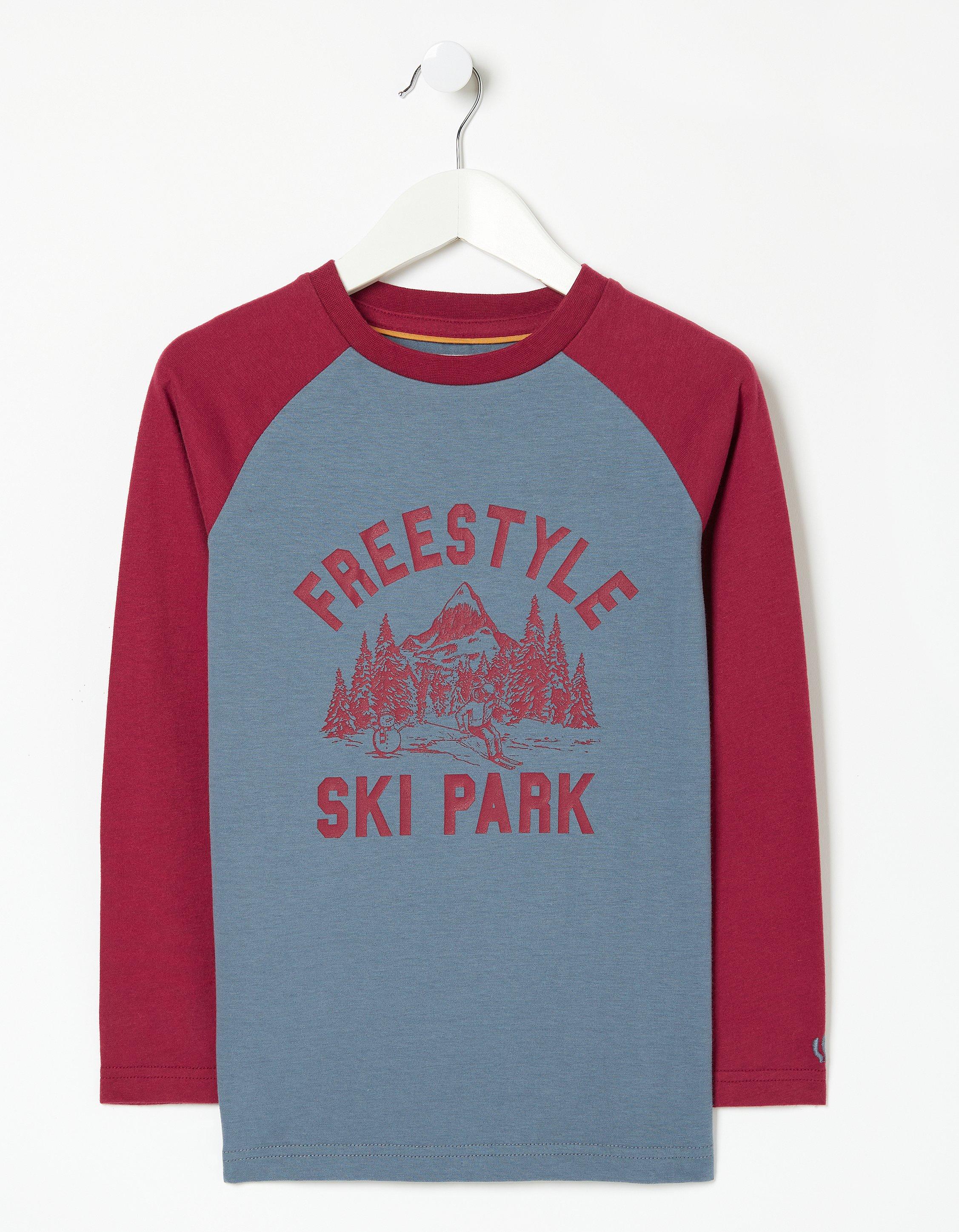 Freestyle Ski Raglan T-Shirt