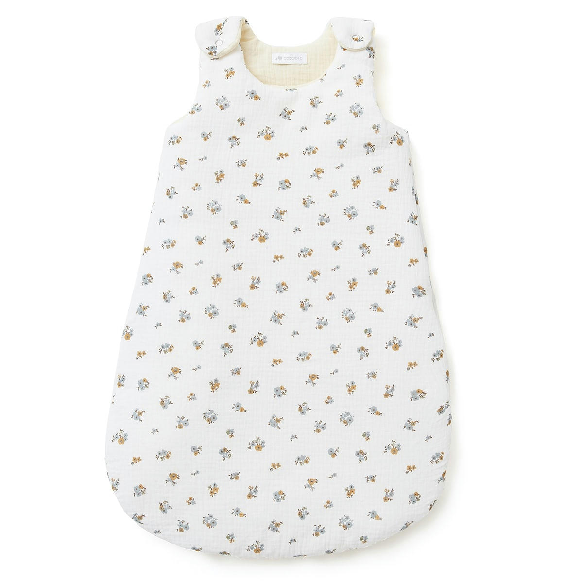 - Gigoteuse bébé en gaze de coton fleurs 6-24 mois