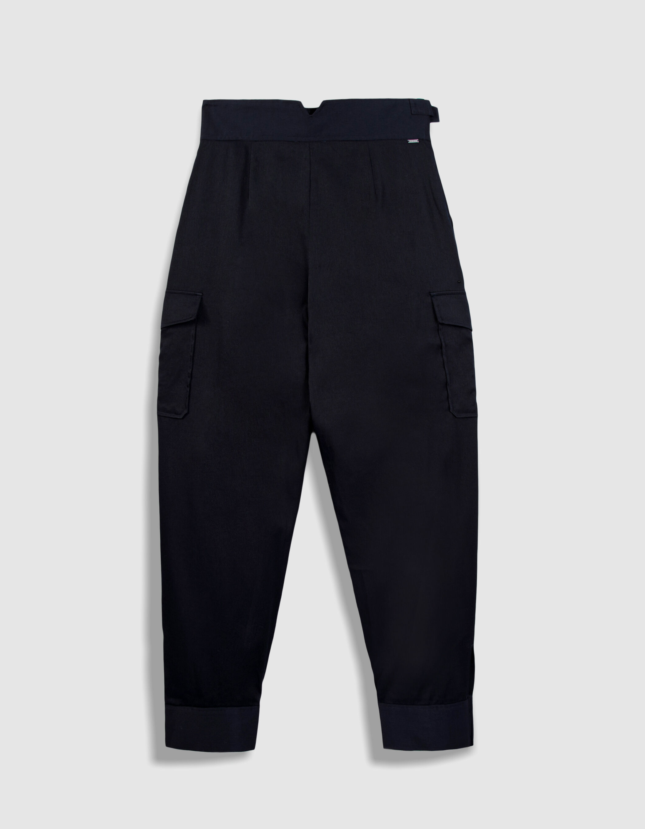 Pantalon ballon marine poches battle Femme