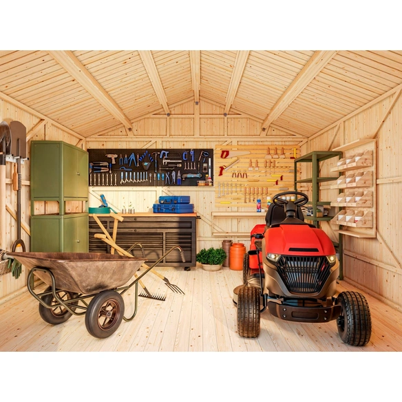 Gerätehaus »Lucas«, Aufstellmaße BxTxH: 392 x 404 x 259 cm, lackiert, Holz