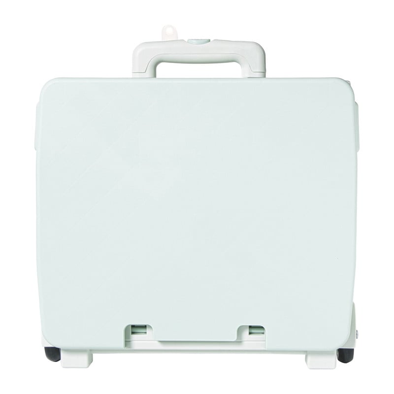 Inklapbare boodschappentrolley - groen - 38x37x33 cm