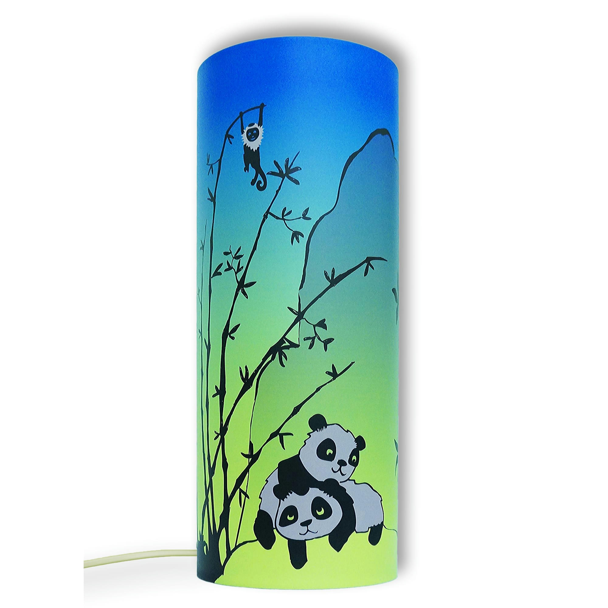 - Lampe à poser Pandas Bleue 30cm
