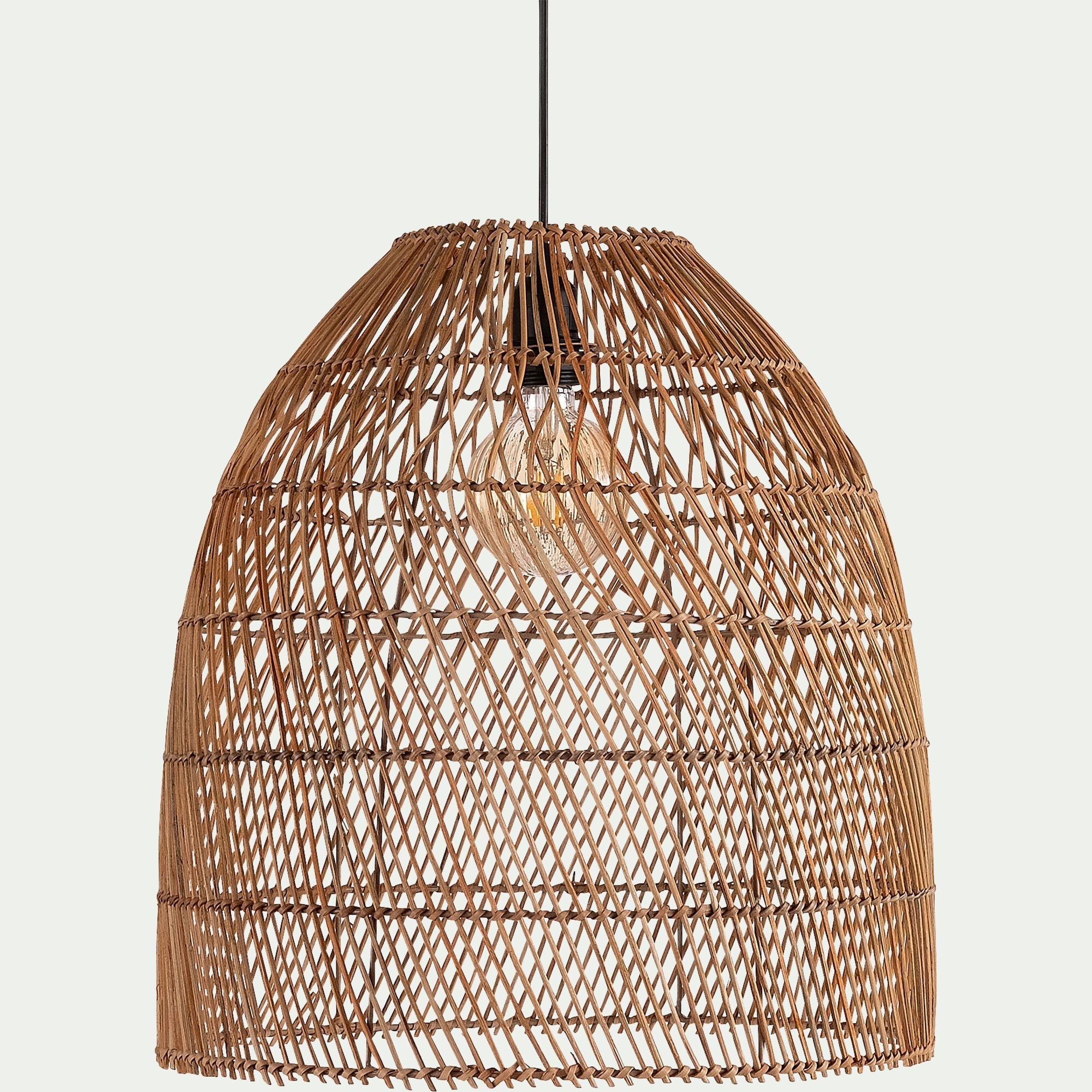 EVIRA - Suspension naturelle non électrifiée en rotin D43cm - naturel