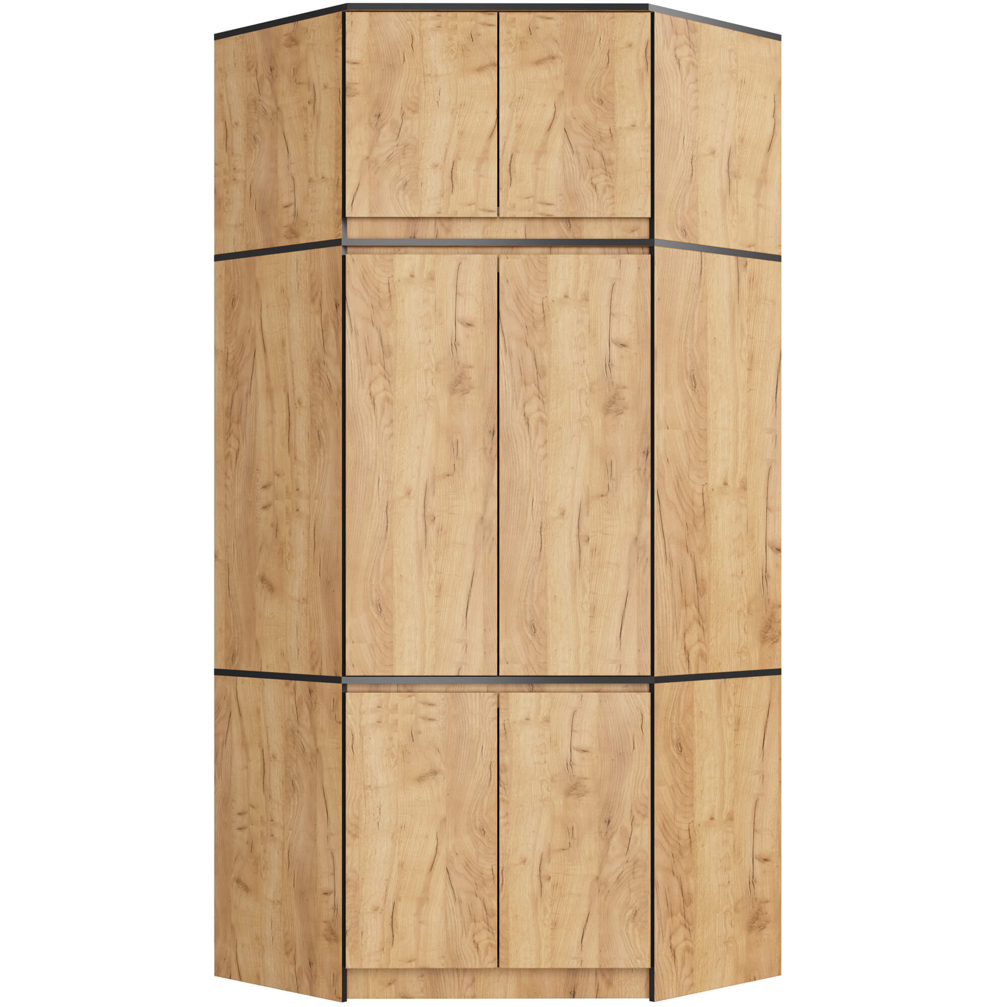 Szafa narożna S100 AKORD Dąb Craft 100x50x235 cm