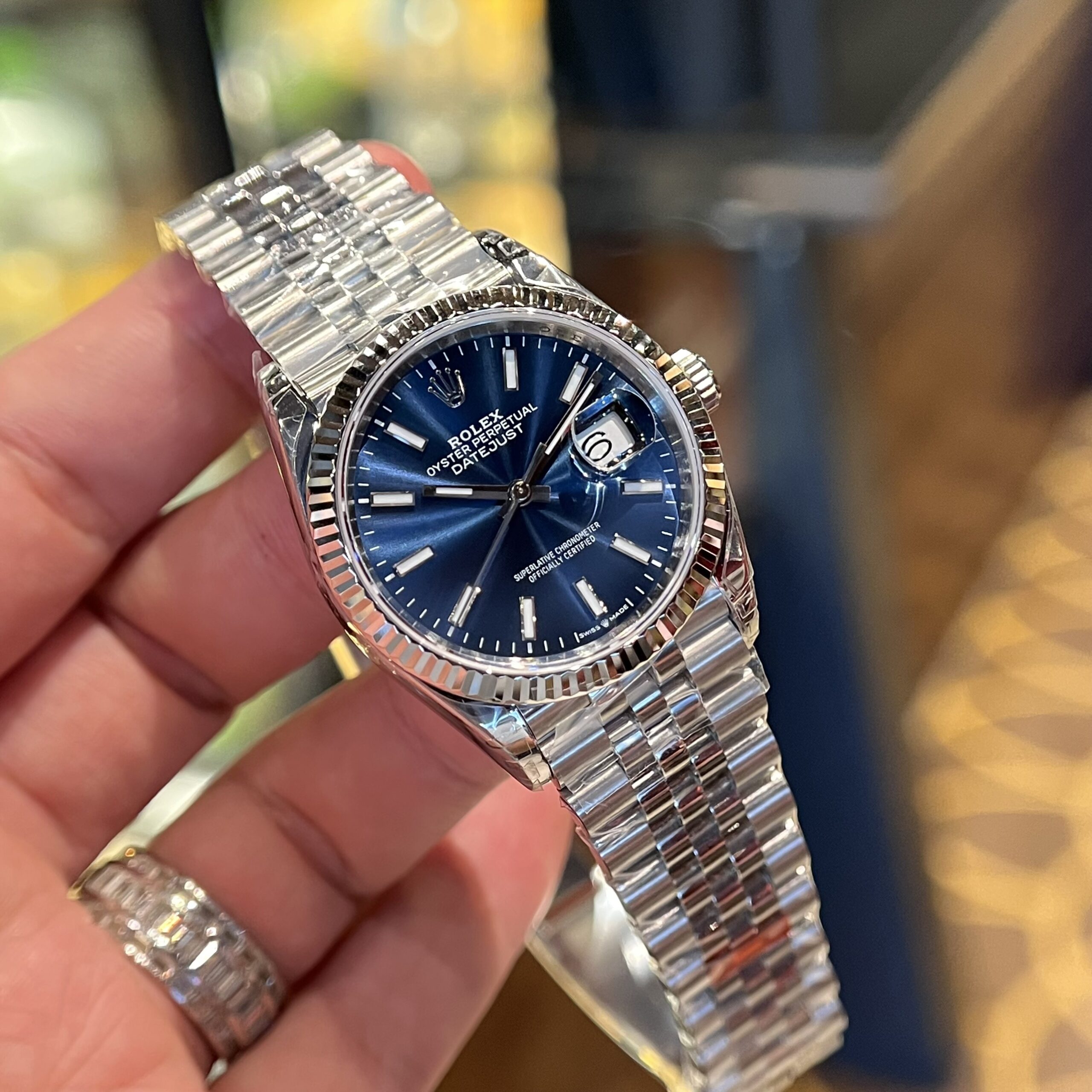 Rolex Datejust 126334 904L Steel Blue Dial 36mm Jub Super Clone