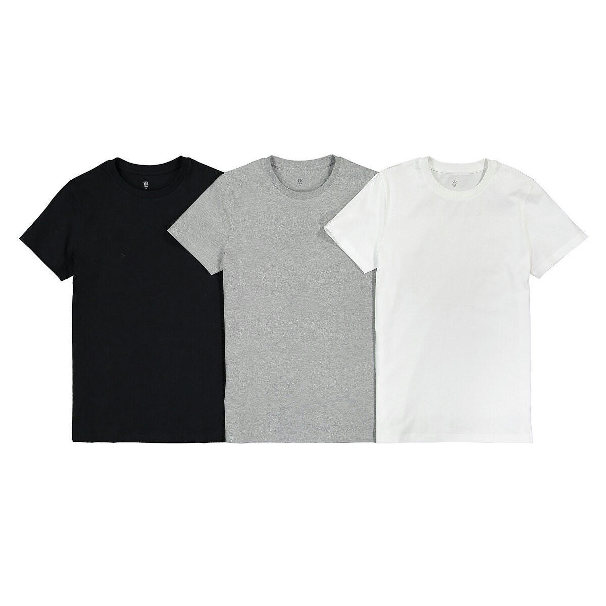 Lot de 3 maillots corps en coton manches courtes