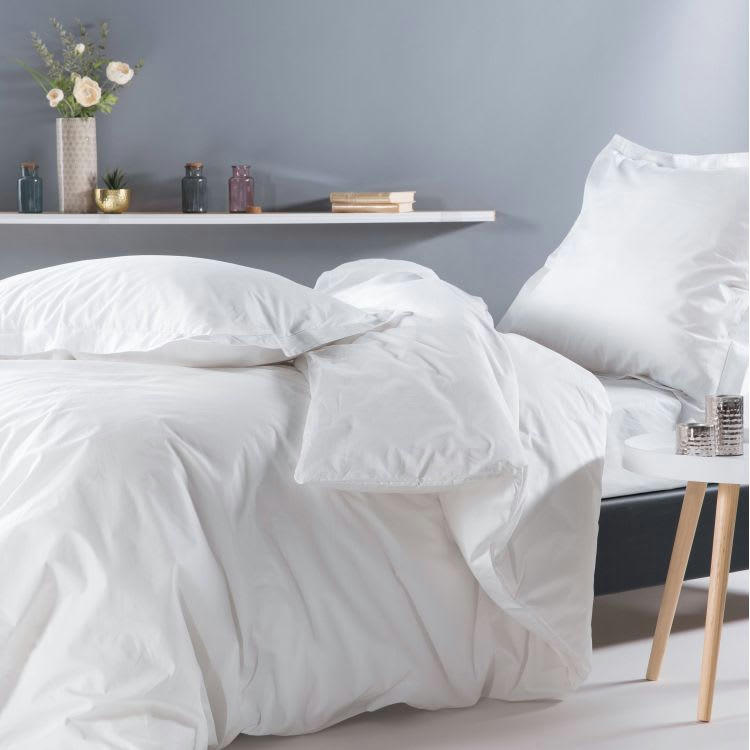 PERCALE MONTELEONE - Drap plat en Coton Blanc 270x300 cm
