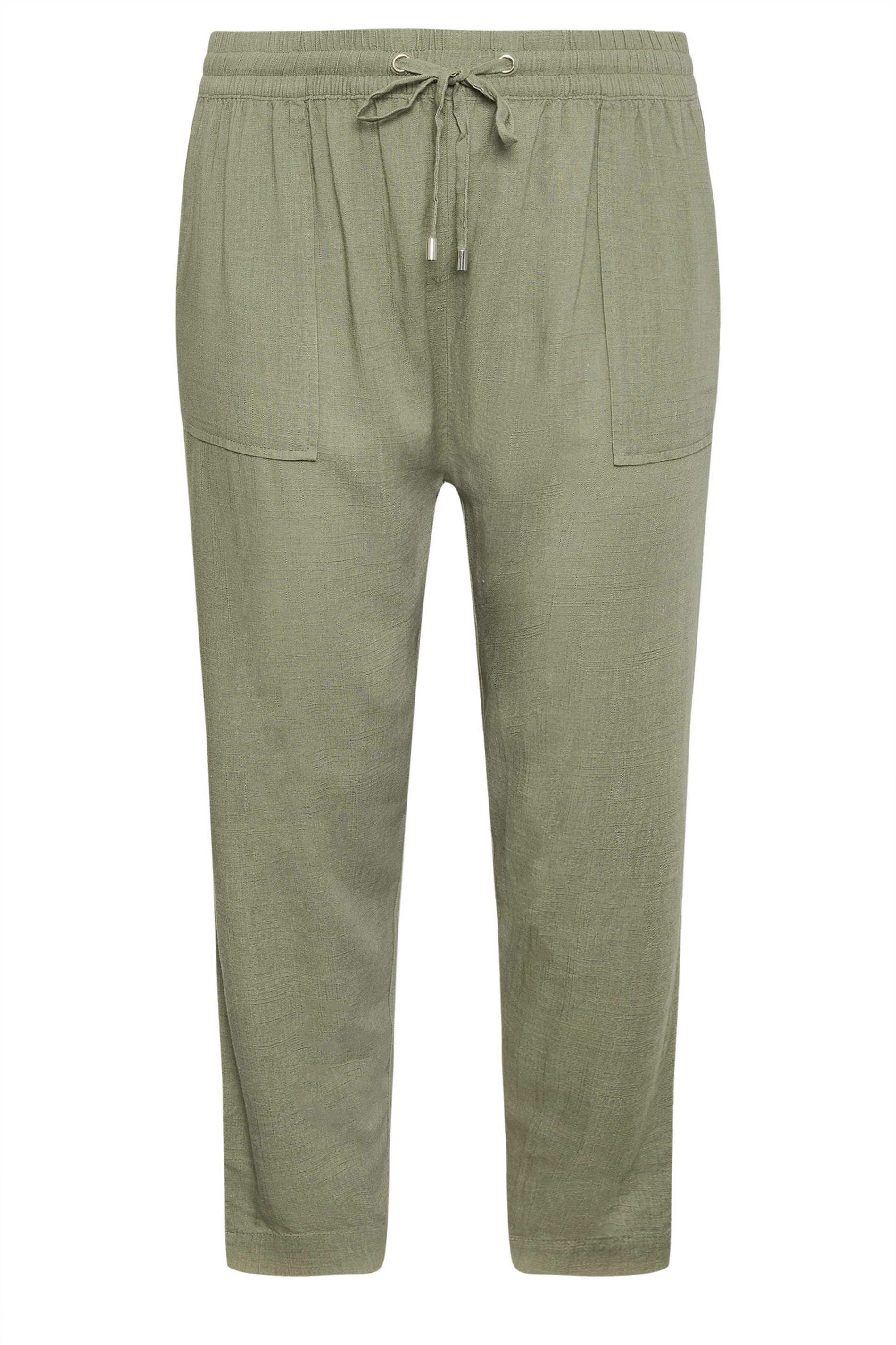 Yours Linen Look Trousers