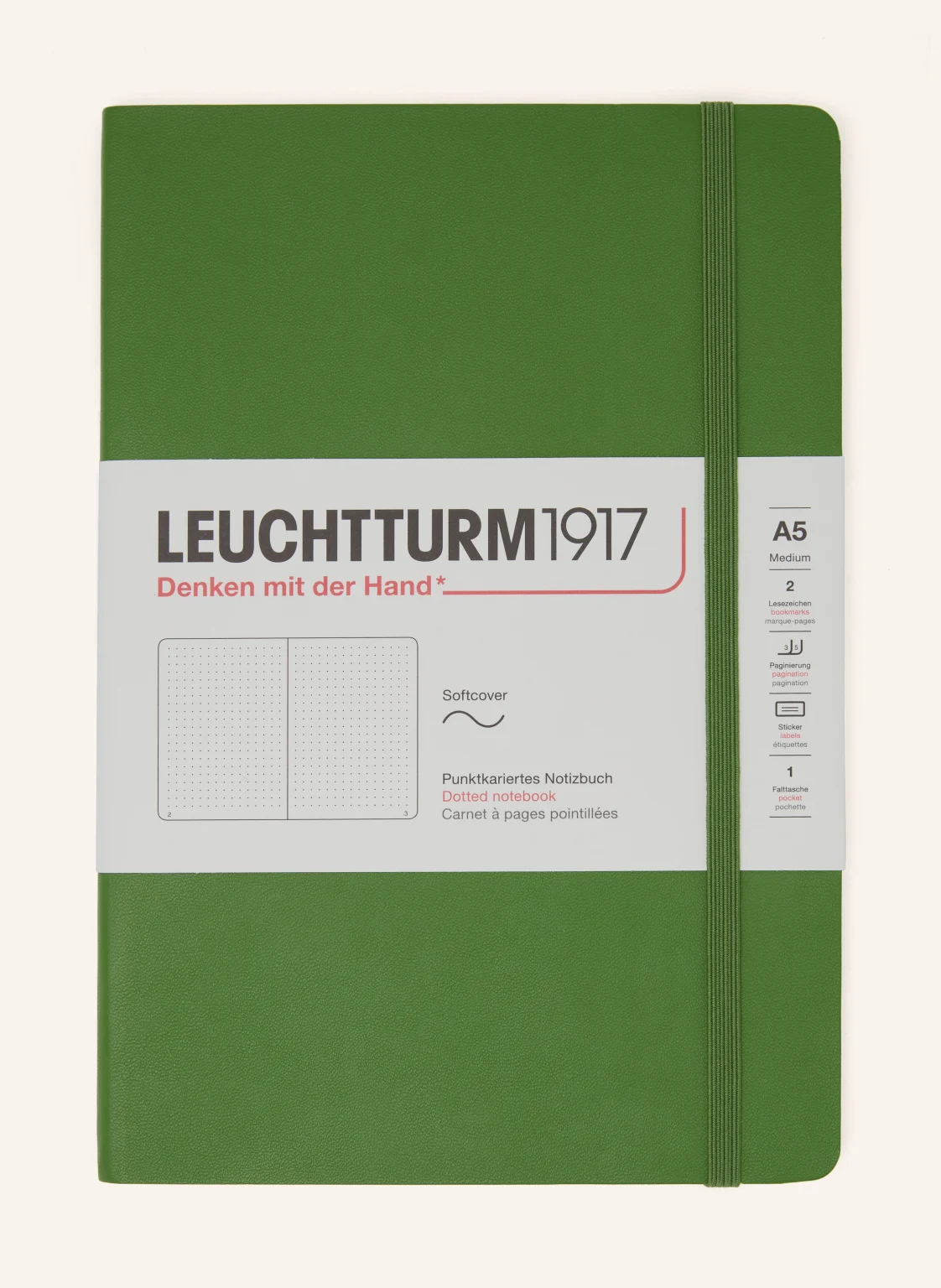 LEUCHTTURM1917 Notizbuch MEDIUM SOFTCOVER