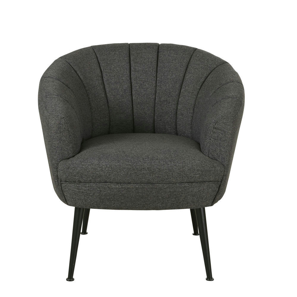 Magnoli BUSINESS - Fauteuil professionnel vintage gris foncé