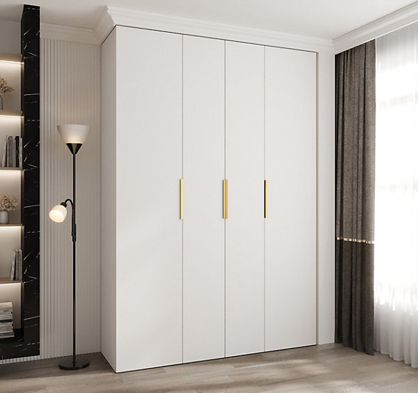 Armoire Como 4 a portes battantes H. 245 x L. 170 x P. 40, 4 portes
