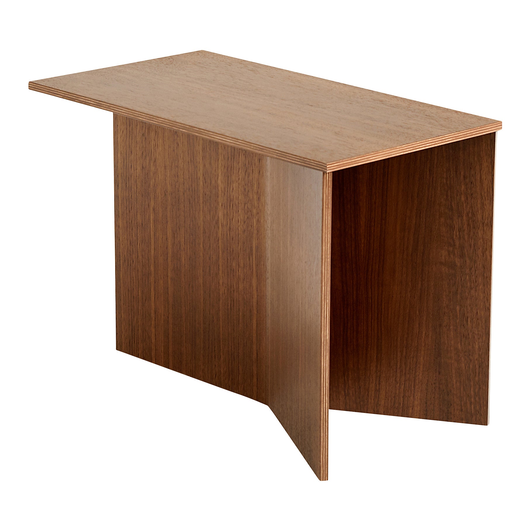 HAY Slit Table Wood Oblong Bijzettafel - Walnut