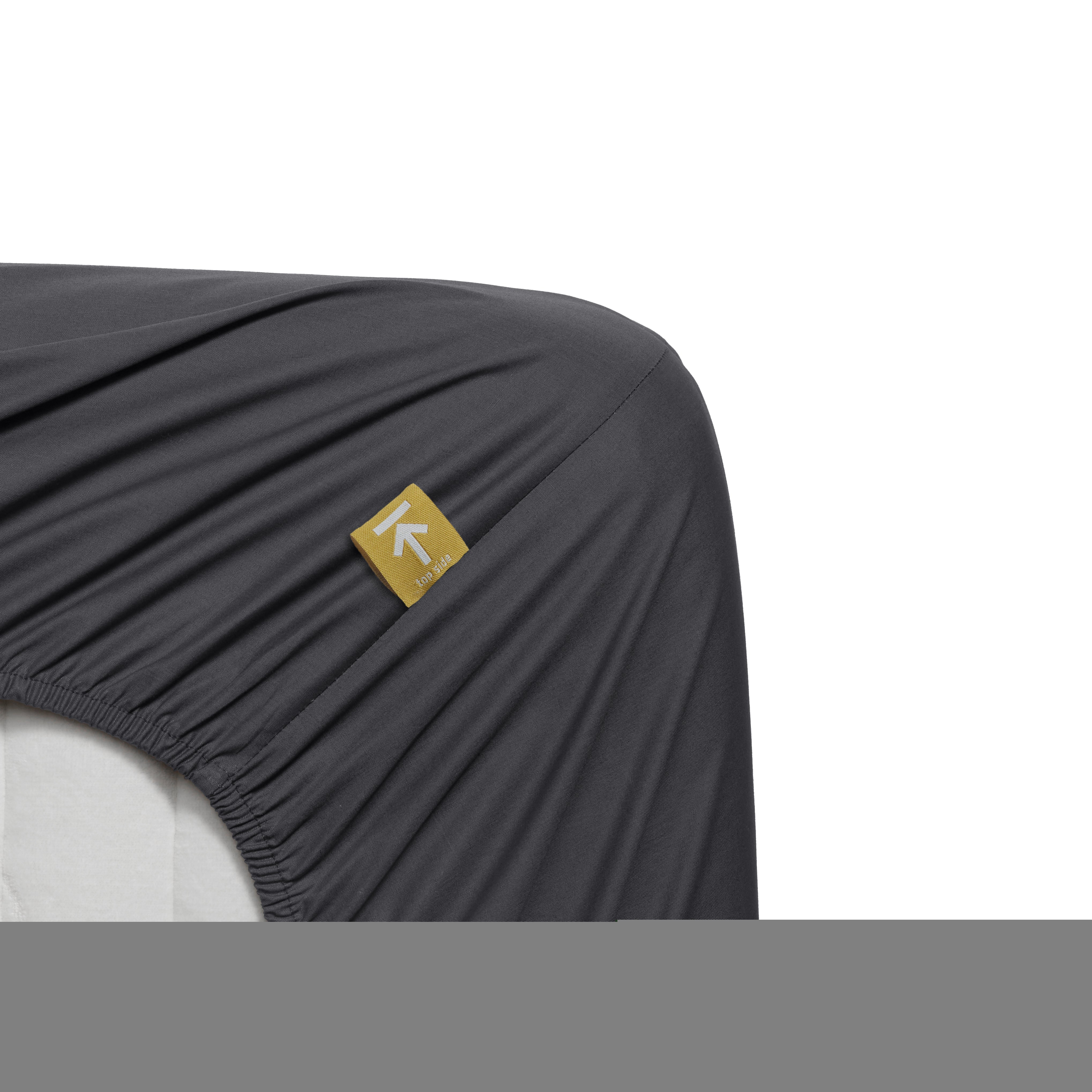 Beddinghouse - Percale Katoen - Topper Hoeslaken - 90x220 cm - Antraciet
