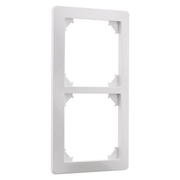Double plaque de finition - Blanc - Orys - Zenitech