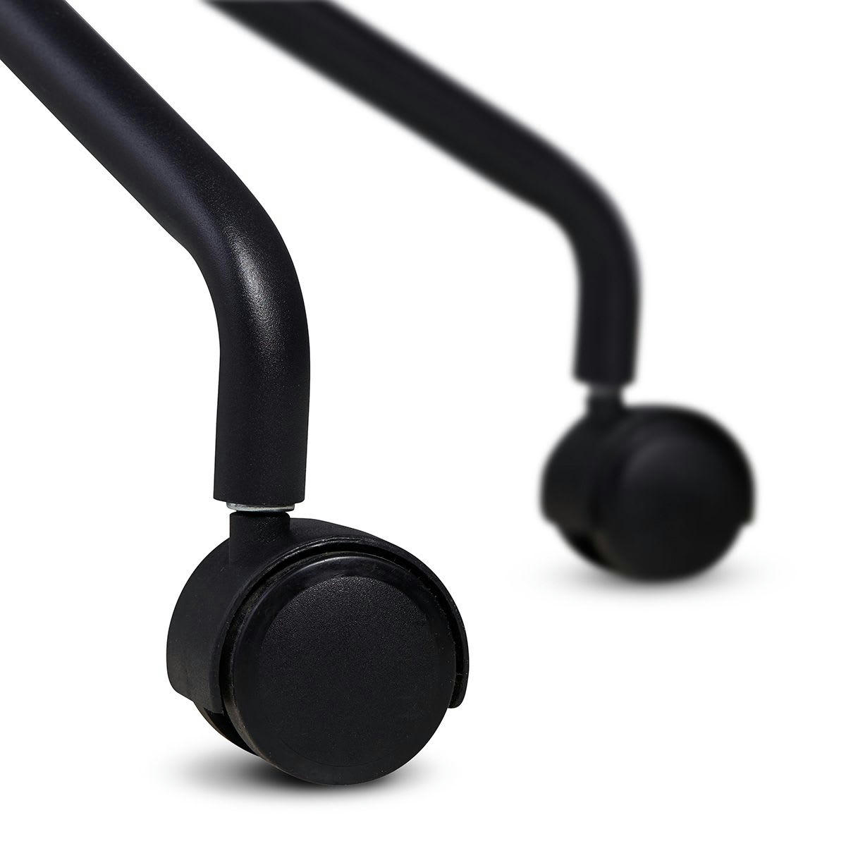 MADO - Chaise de bureau tissu soft touch saumon