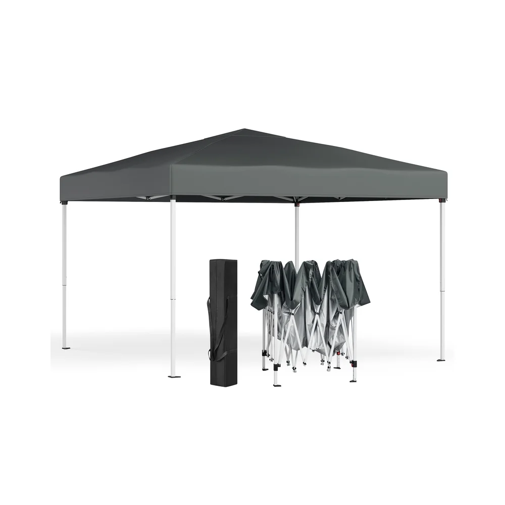 Pergola portable 3 x 3 m, protection contre le soleil et la pluie légère