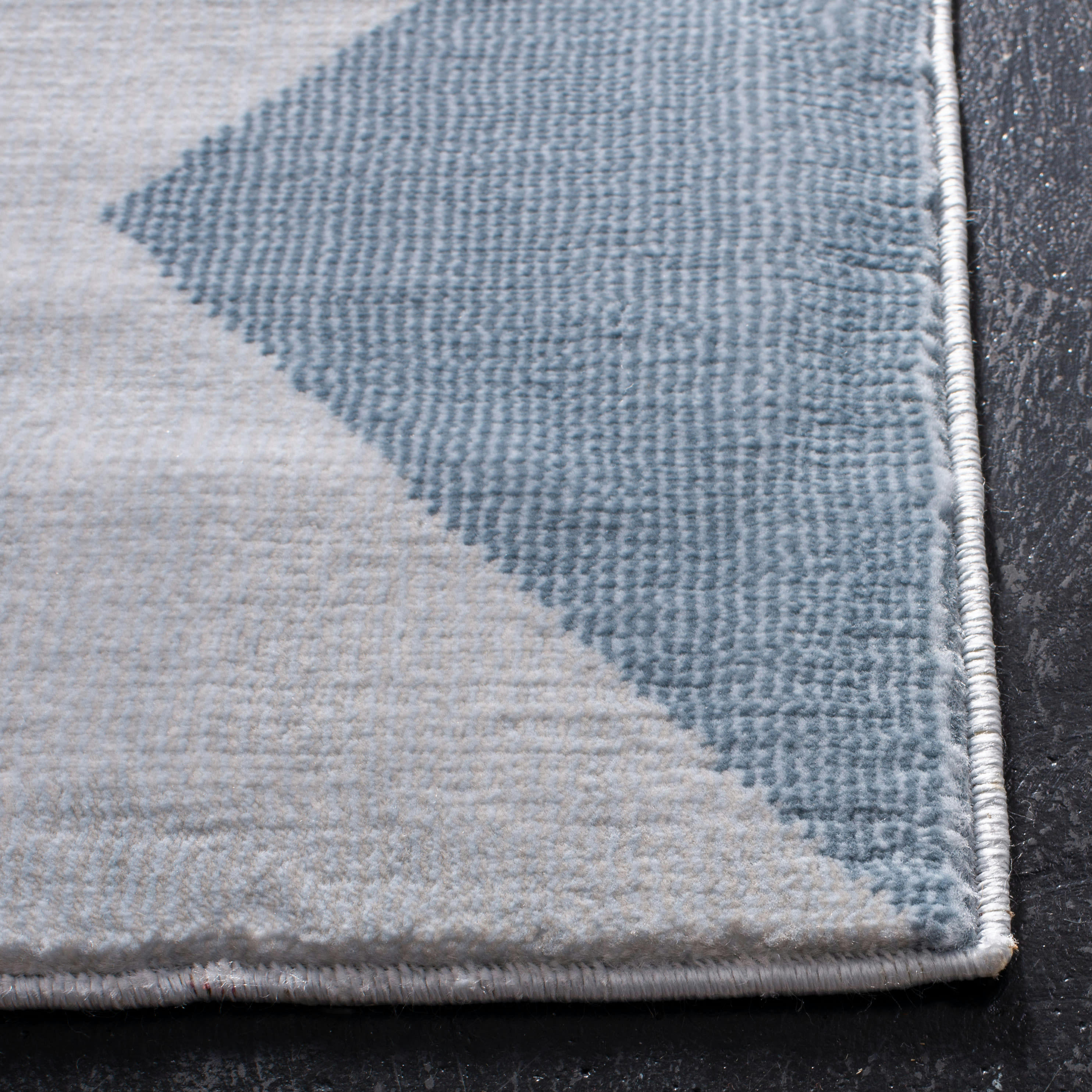 ORWELL - Tapis de salon interieur en beige & bleu, 160 x 231 cm