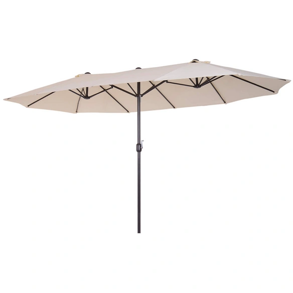 Sonnenschirm, Höhe: 240 cm, beige