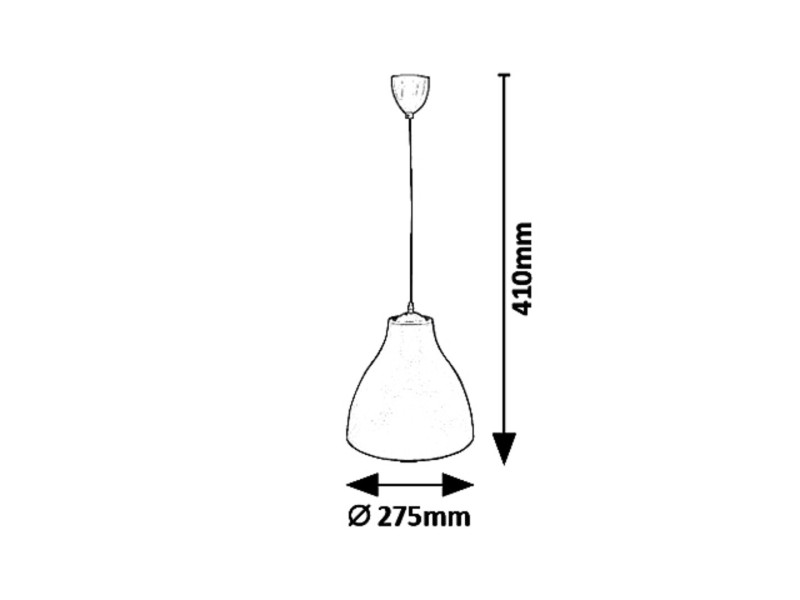 Lampa wisząca seledynowo-biała Morris 1xE27x40W Rabalux