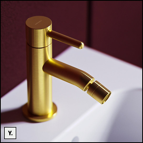 Mélangeur de bidet - Laiton Brossé - Y