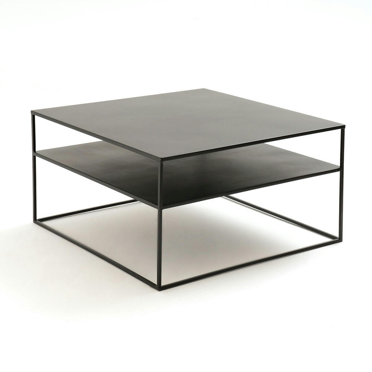 Table basse carrée acier, Hiba