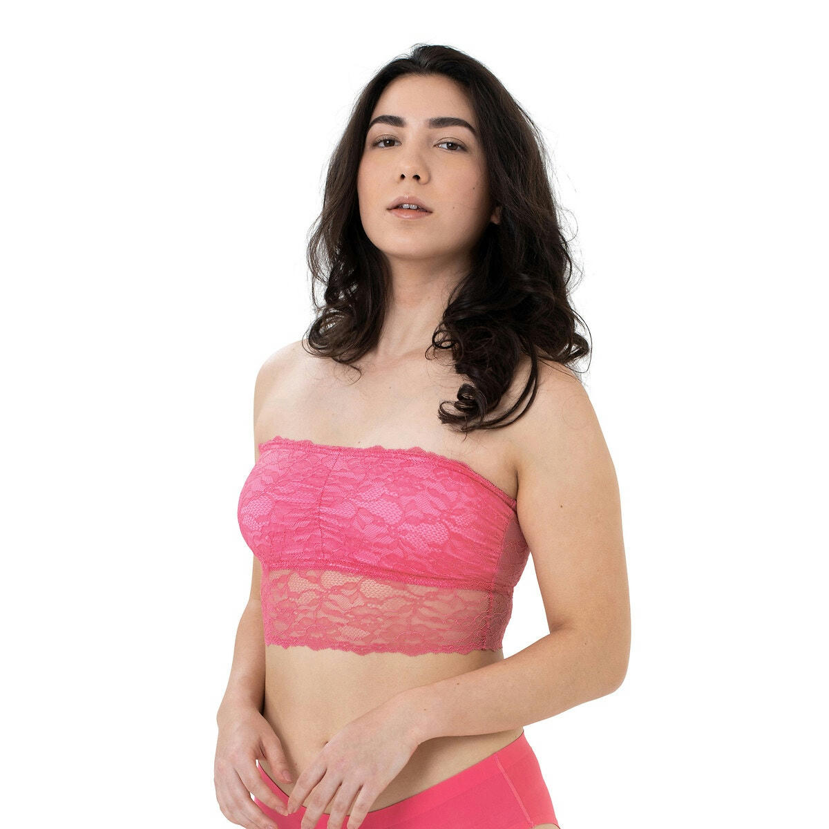 Soutien-gorge bandeau en dentelle Abelia
