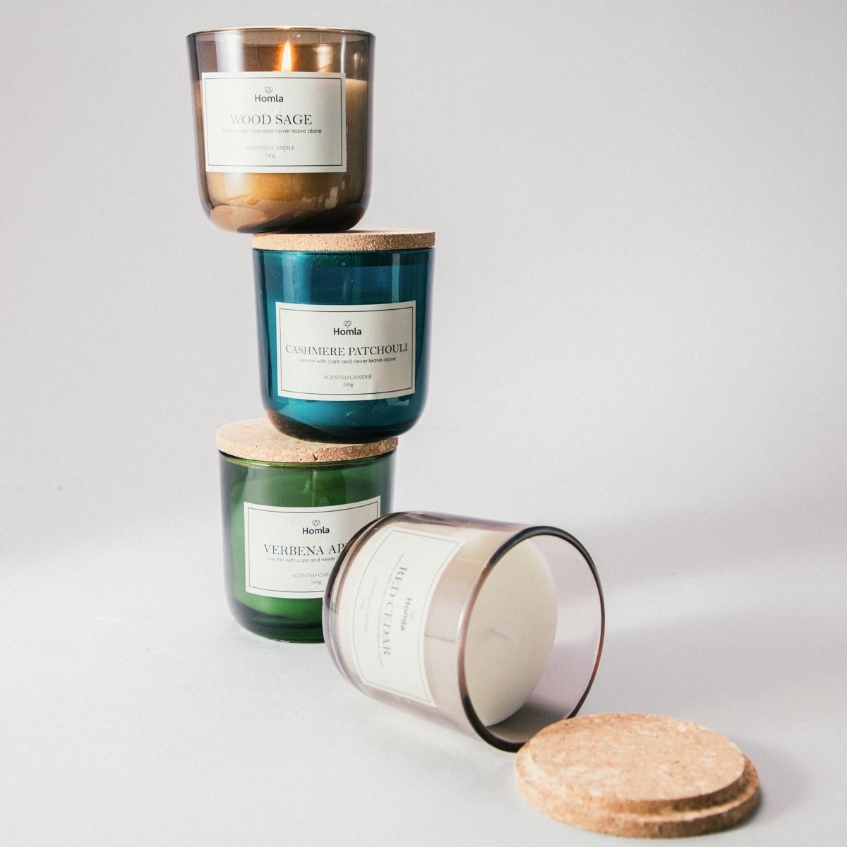 Świeca zapachowa VERDE Cashmere Patchouli 240 g