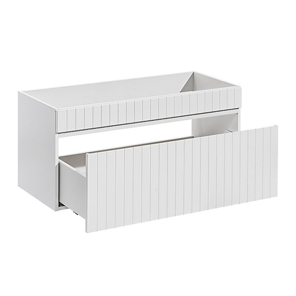 Meuble sous-vasque 100cm Zelie Blanc
