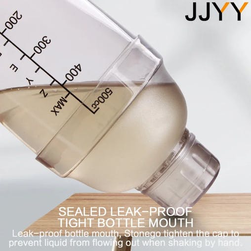 NNEOBA Transparent Cocktail Shaker for Bartender Bar Tools