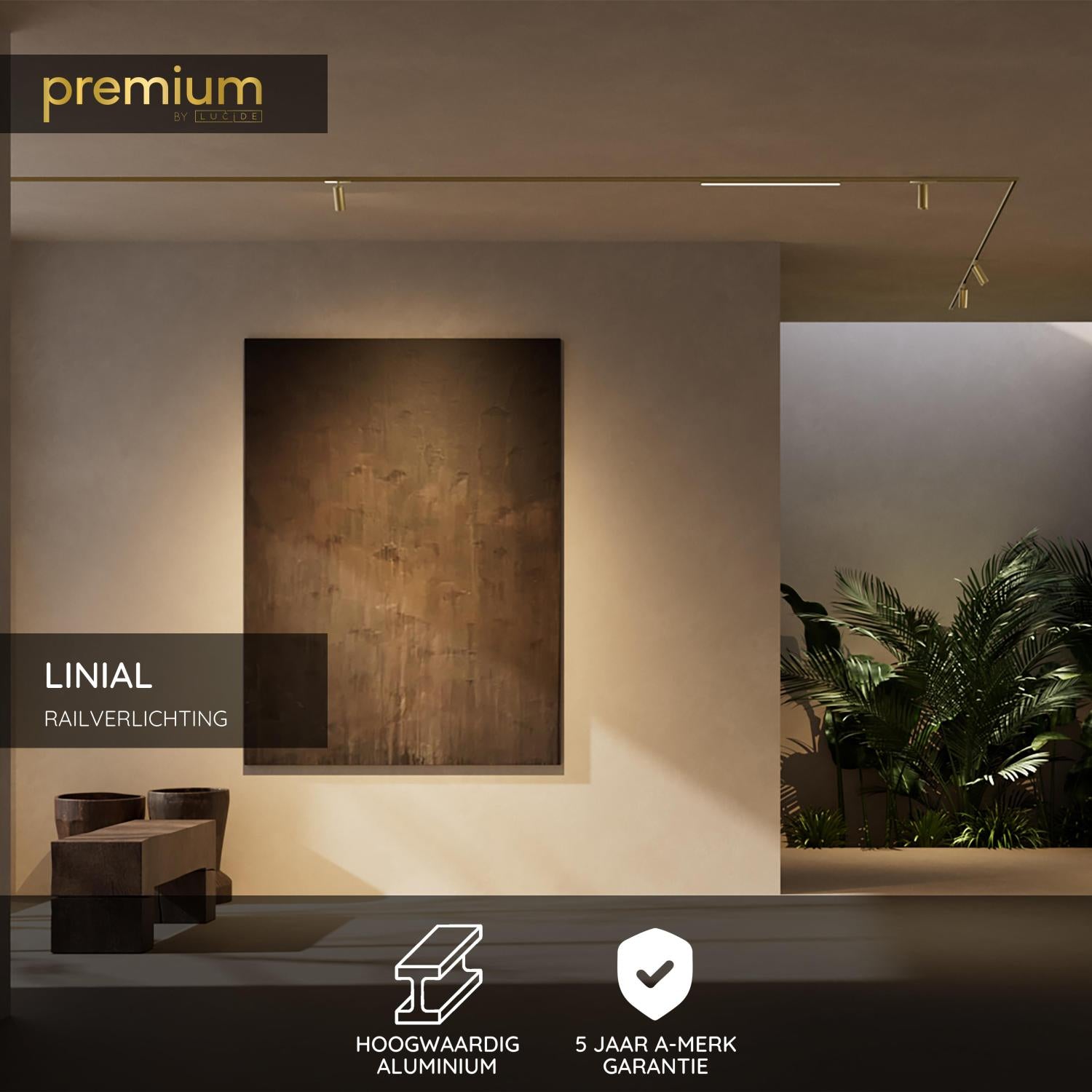Lucide Premium LINIAL Railverlichting - Champagne kleur