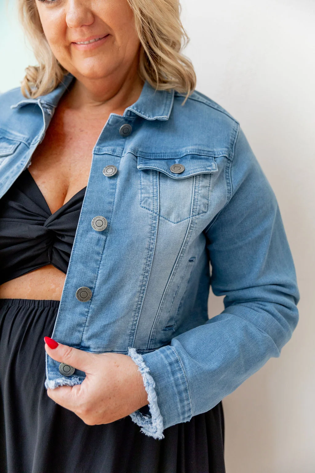 Kenzie Crop Denim Jacket