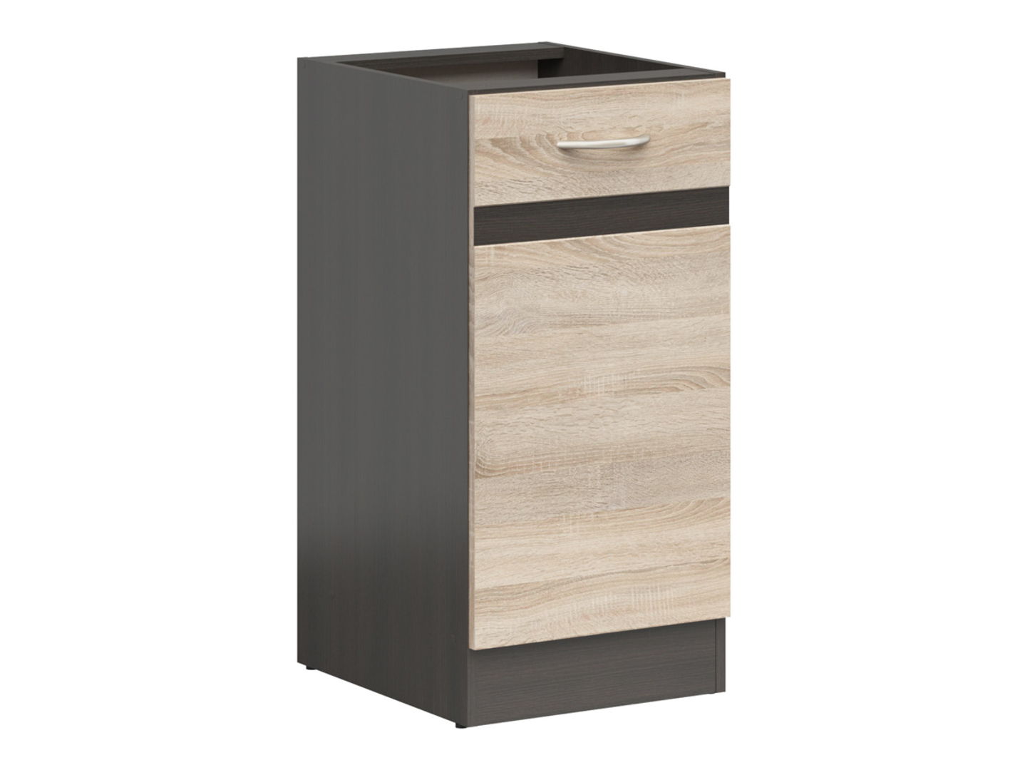 Szafka kuchenna dolna Junona Line 40 cm lewa dąb sonoma