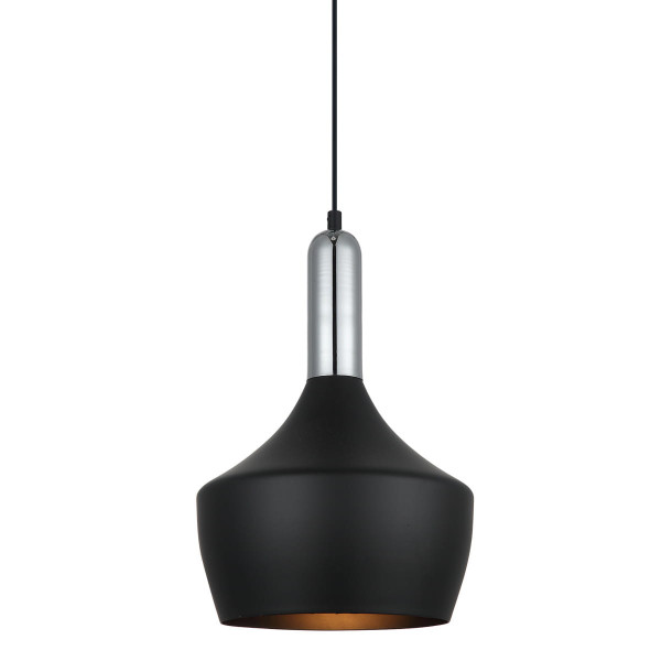 Lampa wisząca czarna Ophelia 1xE27x60W wym: 120x25x25 cm Italux