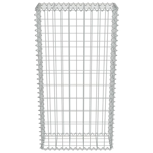 NNEVL Gabion Wall with Covers Galvanised Steel 50x20x100 cm