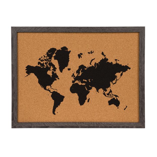 MEMORY-BOARD 42 CM X 32 CM PIN THE WORLD