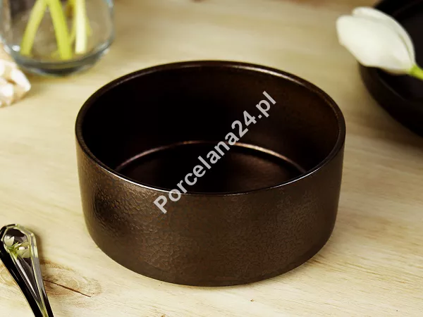 Komplet talerzy na 6 osób (18 el.) Chic - Verso Black Brown