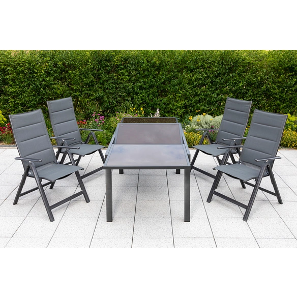 Gartenmöbelset »Taviano«, 4 Sitzplätze, Aluminium/Textil