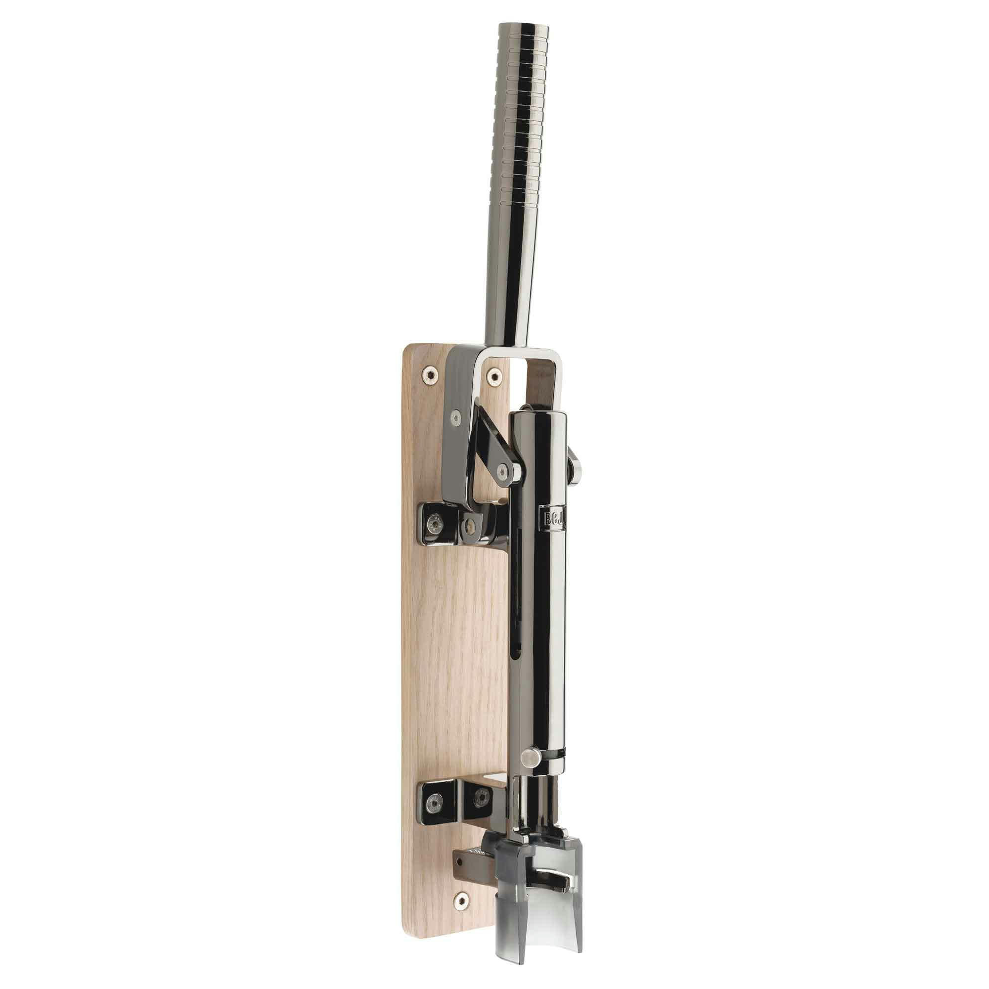 110 - Tire-bouchon mural Niquel noir avec support