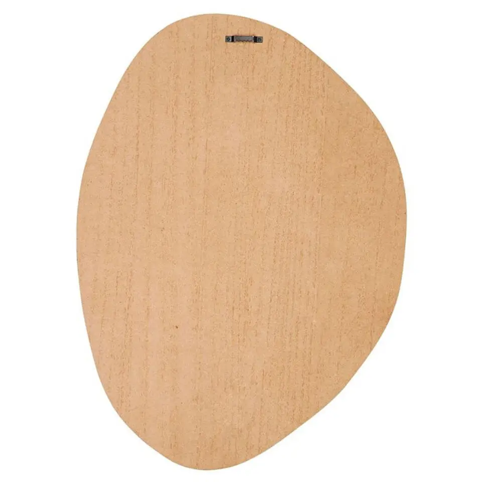 Ostaria Wandspiegel Flow - donker hout - organisch - 36 x 50 cm