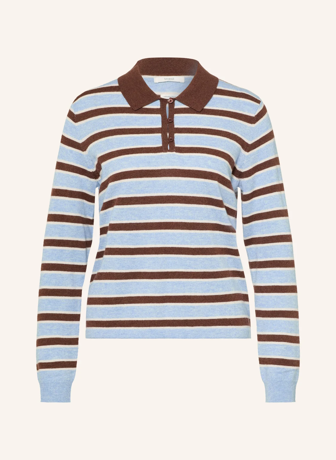 YERSE Strick-Poloshirt NORA