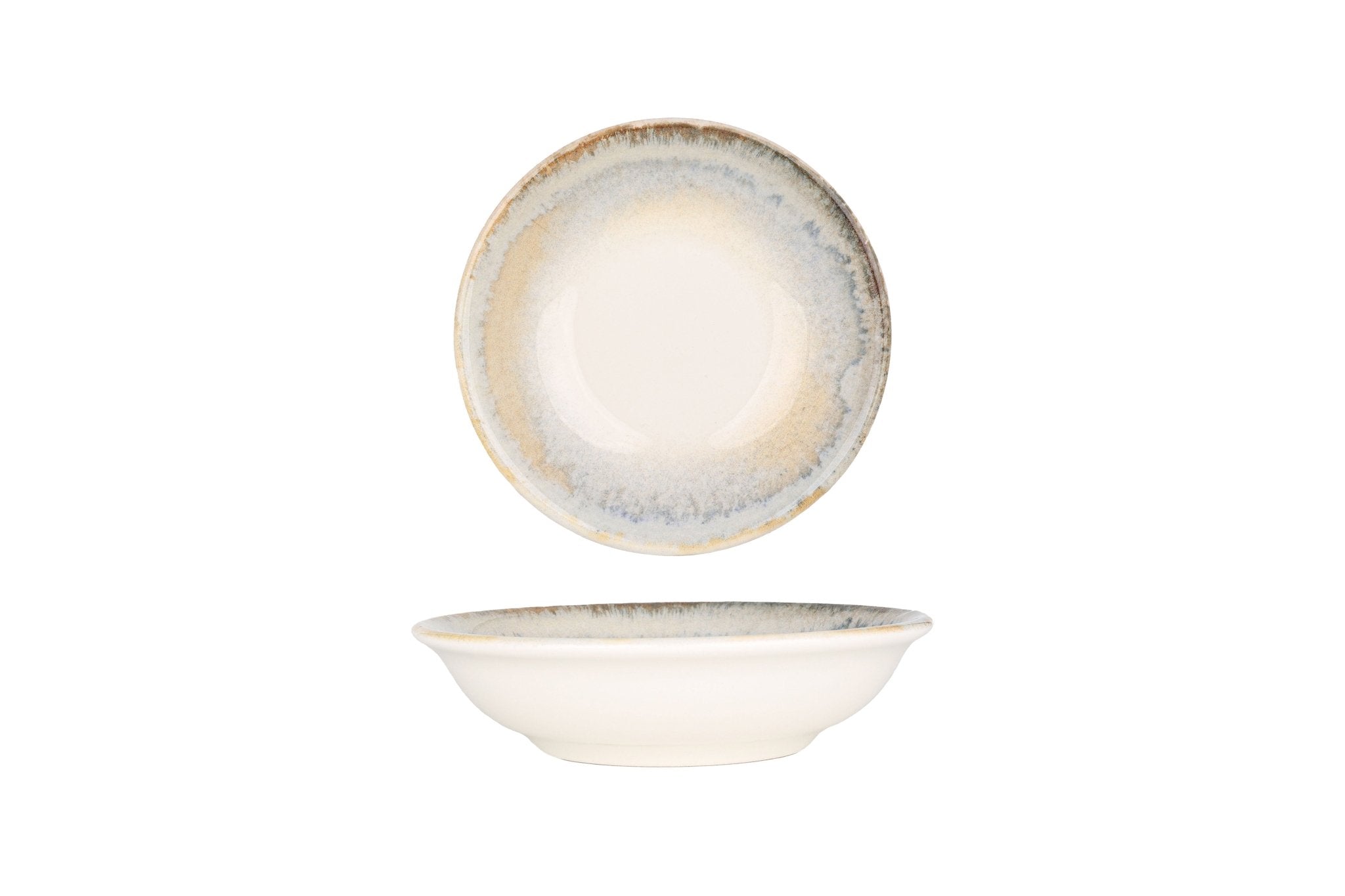 Bonna Serveerschaal - Knidos - Porselein - 15 cm (330cc) - set van 2