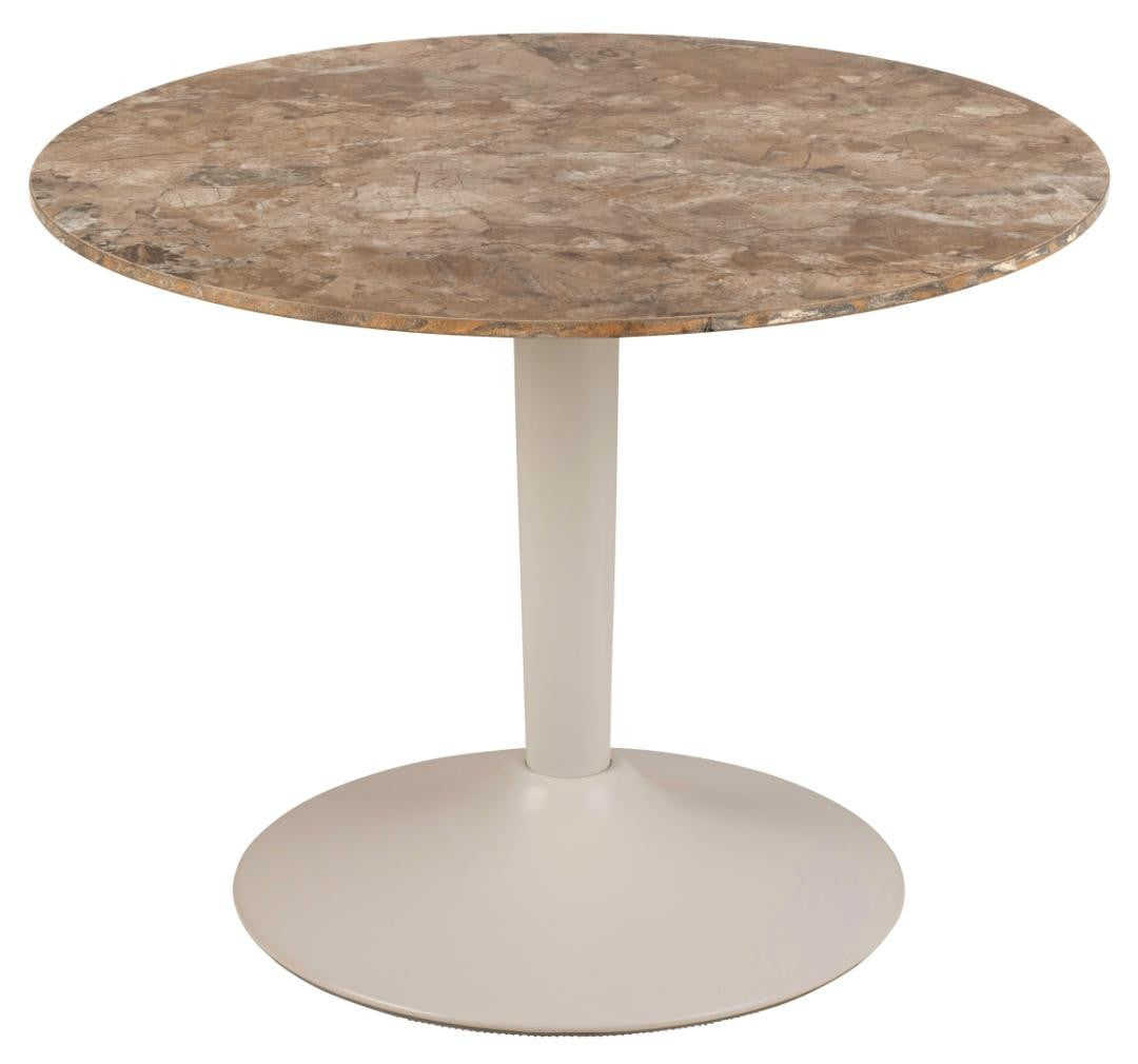 Rebellenclub Alva Salontafel - ø60 cm - Marmerlook