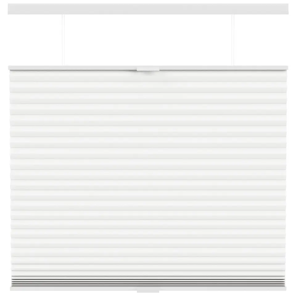 Fenstr pliss&eacute;gordijn Chicago dubbel 45mm verduisterend - off-white (10719)