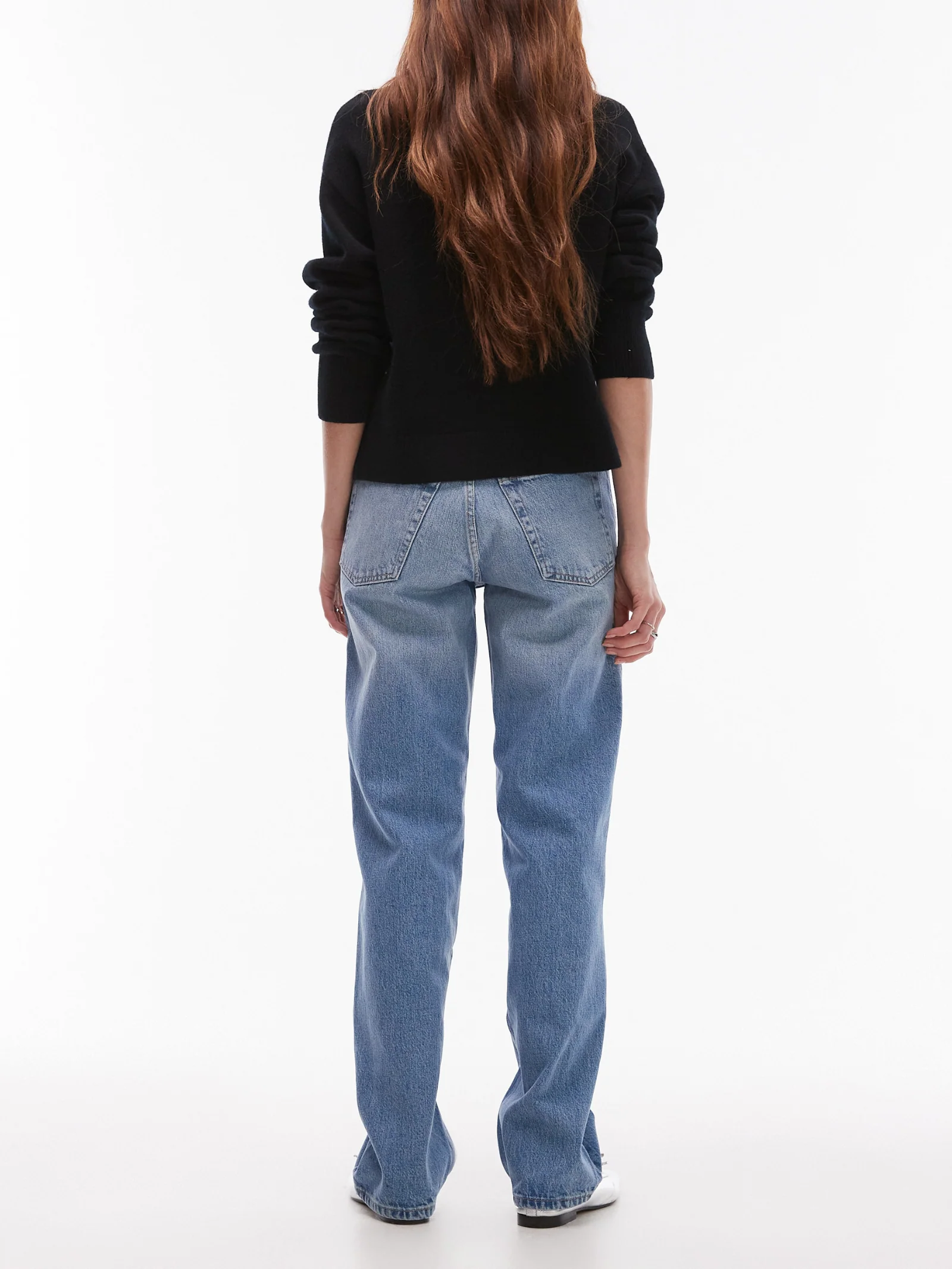 Mid Rise Runway Jeans