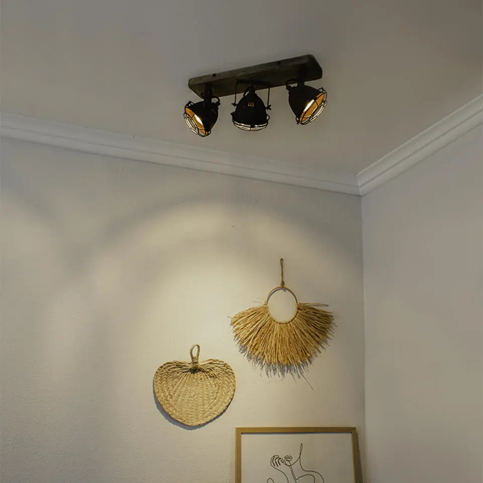 Qazqa richtbare spot gina bruin gu10