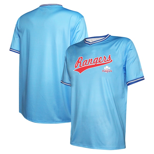 Texas Rangers Stitches Cooperstown Collection Team Jersey - Light Blue